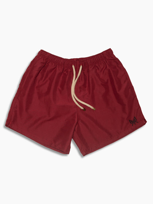 The Extra Swimshorts – Burgundy - Bascora