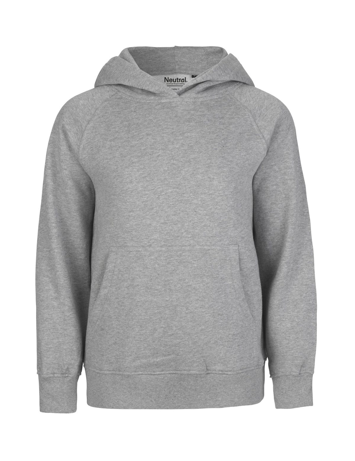 grey Fairtrade Organic Kids Hoodie – Sustainable Kids Hoodie
