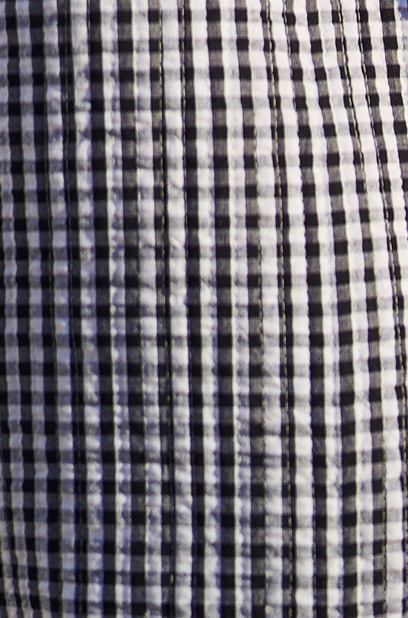 The Gingham Frill – Black Cotton Jacket - Bascora