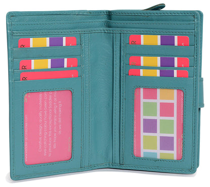 The Holly RFID Leather Wallet by Saddler - Bascora