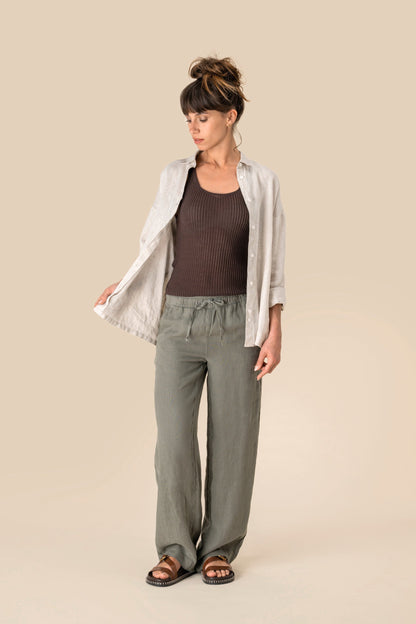 The Linen Trouser – Women's - Bascora