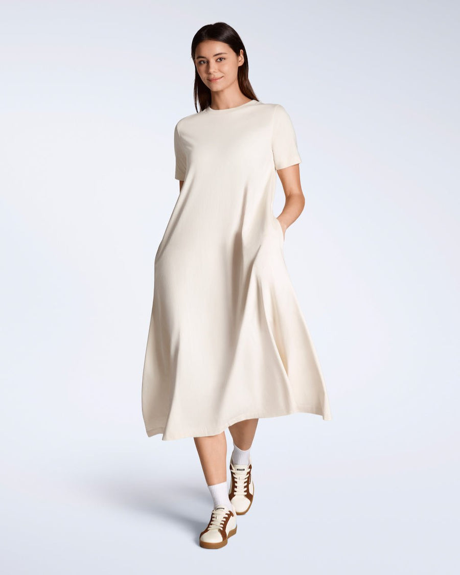 The Long Line T-Shirt Dress – Organic Cotton - Bascora