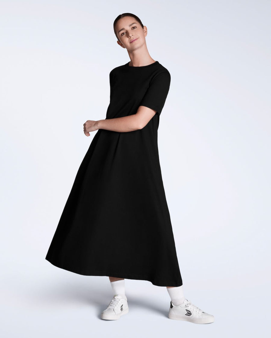 The Long Line T-Shirt Dress – Organic Cotton - Bascora