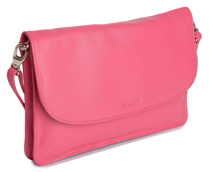 The Olivia Leather Crossbody Bag - Bascora