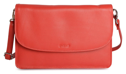 The Olivia Leather Crossbody Bag - Bascora
