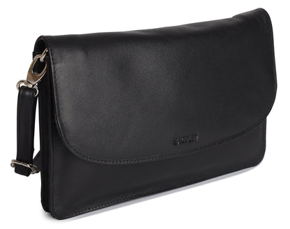 The Olivia Leather Crossbody Bag - Bascora