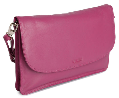 The Olivia Leather Crossbody Bag - Bascora