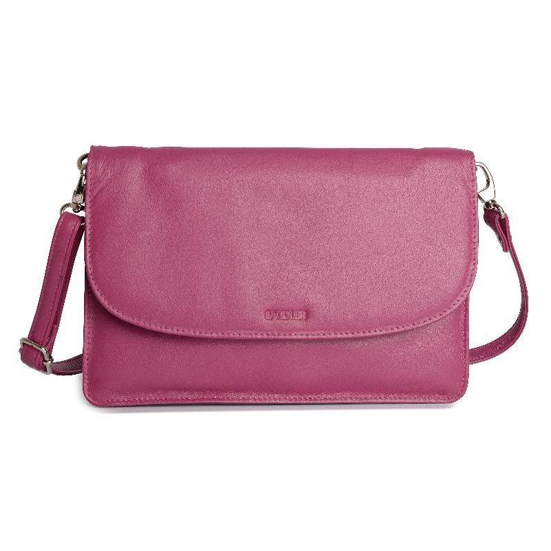 The Olivia Leather Crossbody Bag - Bascora