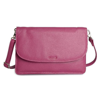 The Olivia Leather Crossbody Bag - Bascora