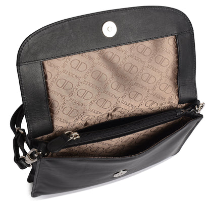 The Olivia Leather Crossbody Bag - Bascora