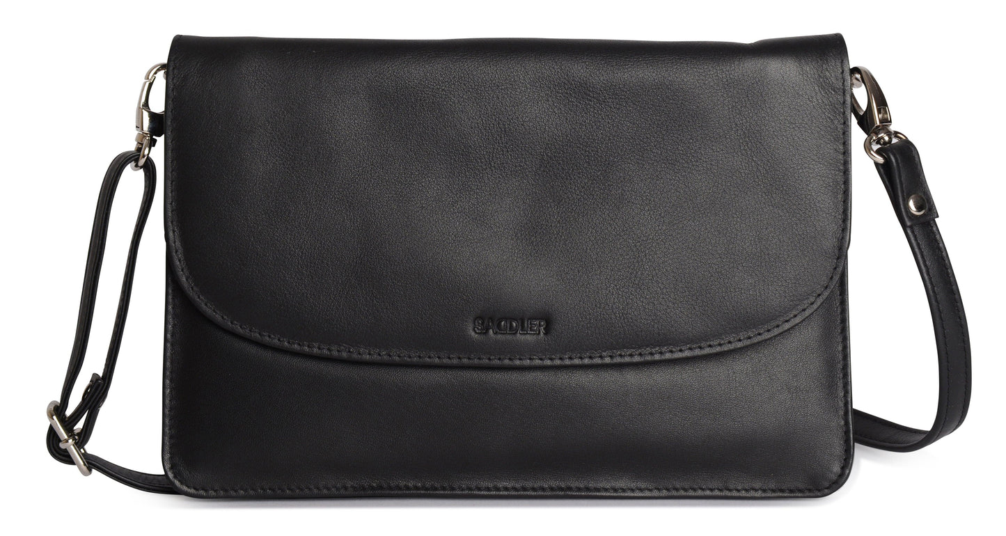 The Olivia Leather Crossbody Bag - Bascora