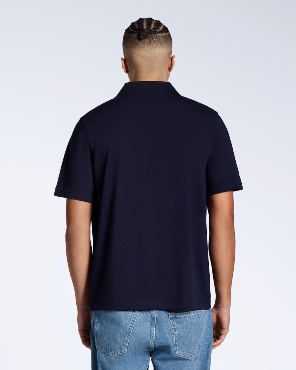 The Open Neck Polo – Organic Cotton - Bascora
