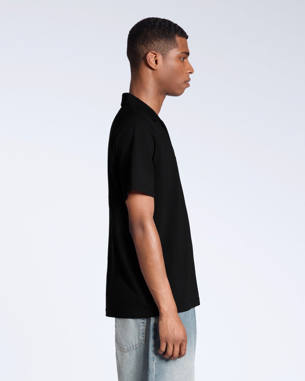 The Open Neck Polo – Organic Cotton - Bascora