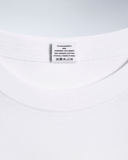 The Oversized Lightweight Tee – Organic Cotton - Bascora