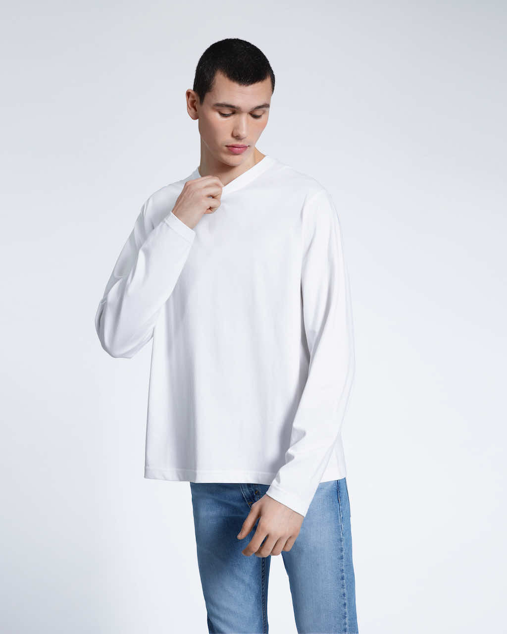 The Oversized Long Sleeve – Organic Cotton - Bascora