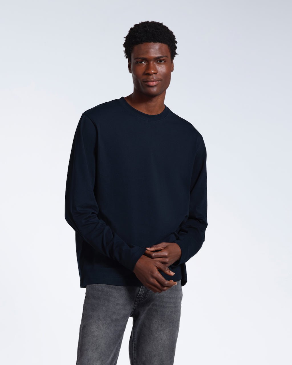The Oversized Long Sleeve – Organic Cotton - Bascora