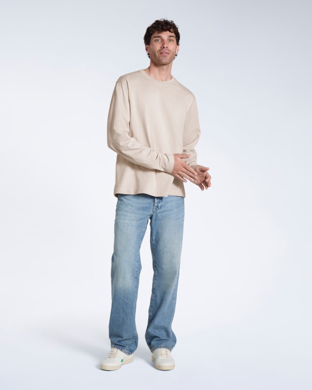The Oversized Long Sleeve – Organic Cotton - Bascora