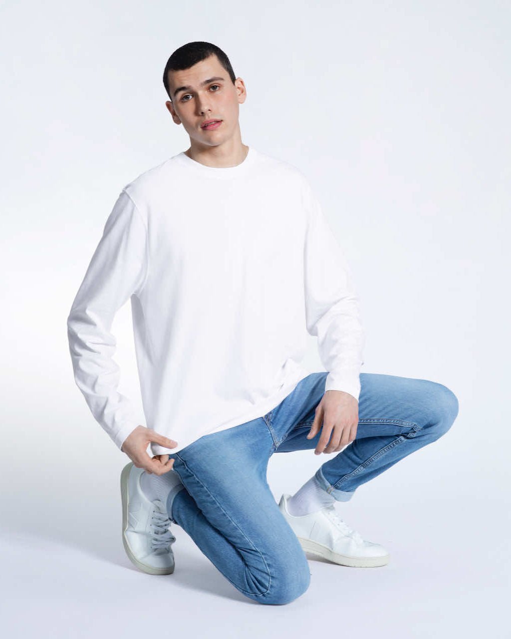 The Oversized Long Sleeve – Organic Cotton - Bascora