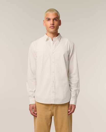 The Poplin Shirt – Men's Organic Cotton - Bascora