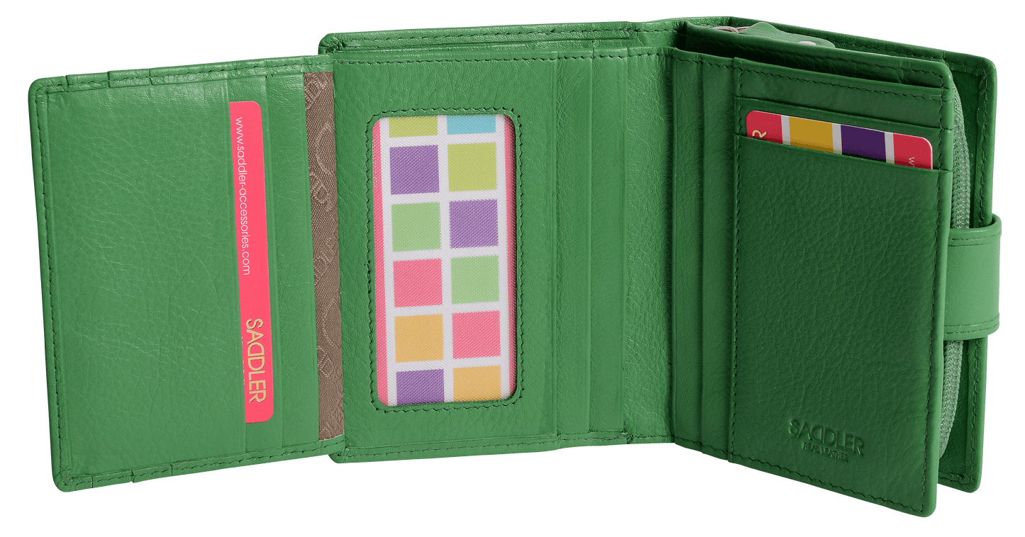 The Saddler Emily RFID Leather Wallet - Bascora