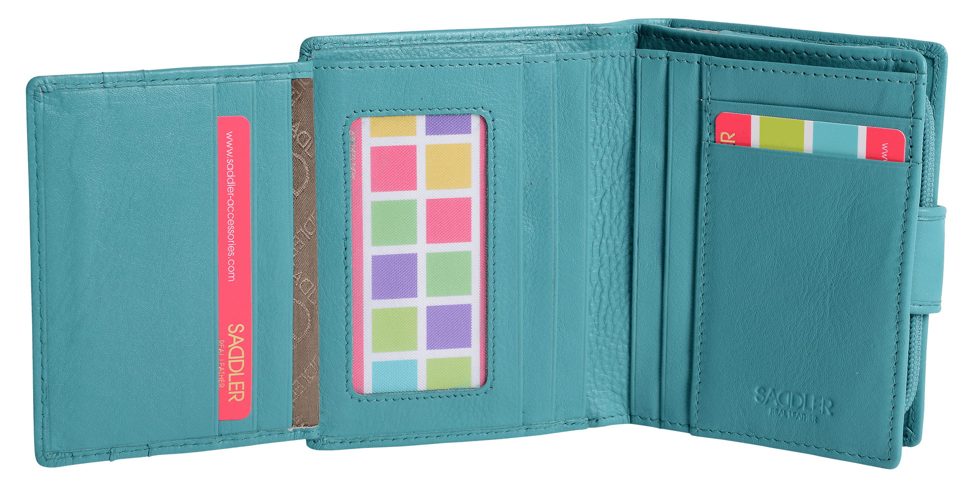 The Saddler Emily RFID Leather Wallet - Bascora