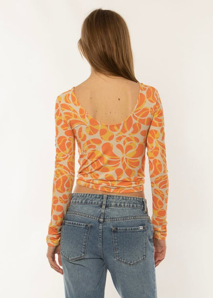 The Sisstr Skyscape Long Sleeve Knit - Bascora