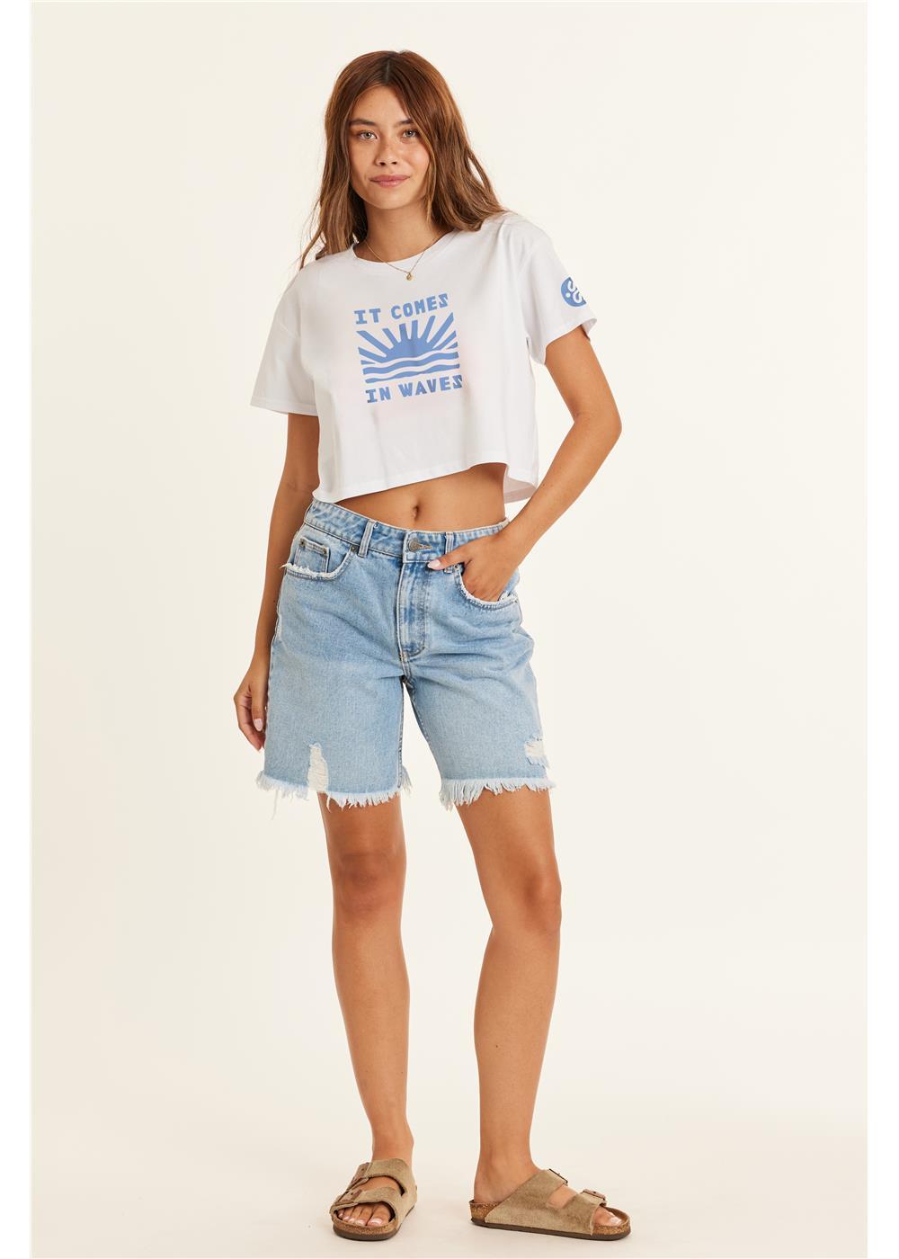 The Sisstr The Cruiser Crop Tee - Bascora