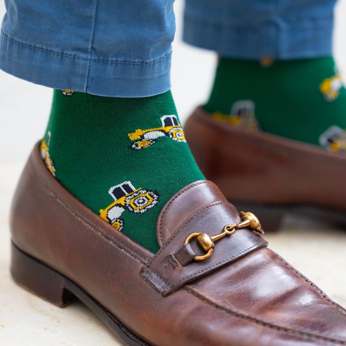 The Tractor – Bamboo Comfort Socks - Bascora