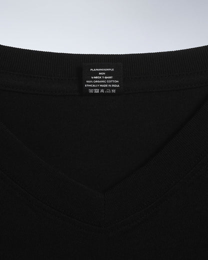 The V-Neck Tee – Men's Organic Cotton - Bascora