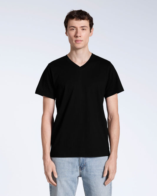 The V-Neck Tee – Men's Organic Cotton - Bascora