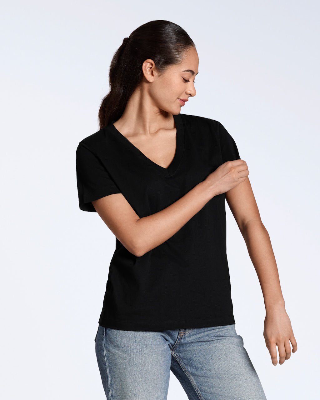 The V-Neck Tee – Organic Cotton - Bascora