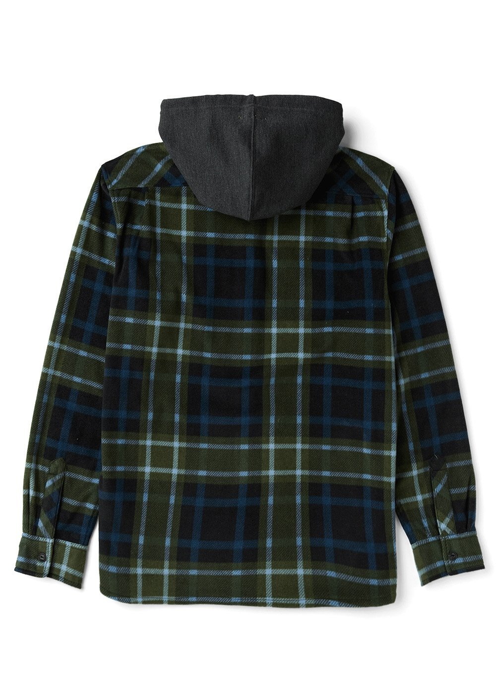 green checked Vissla Eco-Zy Shirt Jacket – Men's Sustainable Surf Shacket