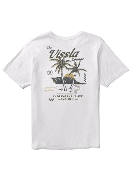 Vissla Lounge Premium Tee – Men's Premium Surf T-Shirt with design on the back
