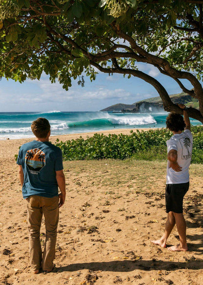 The Vissla Psychedelic Palms Tee - Bascora