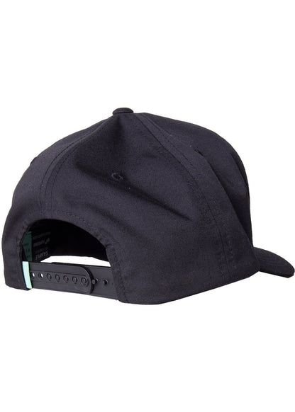 back oof black Vissla Seven Seas Eco Hat – Sustainable Surf Cap