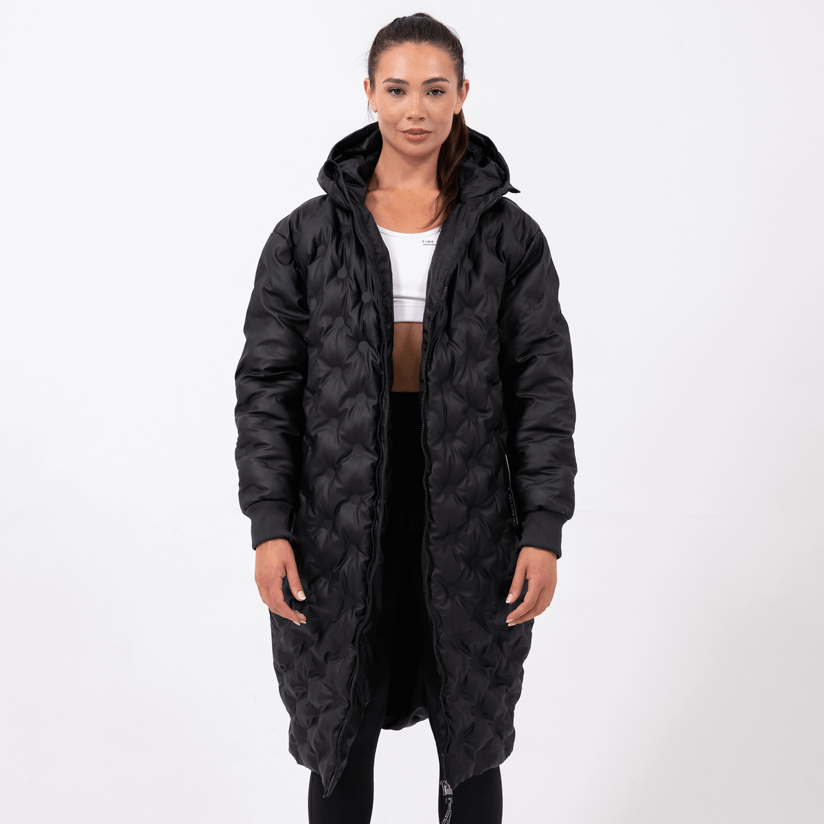 Women's Constellation Long Line Coat – Fine White Line