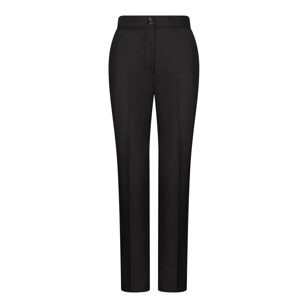 Women's 3 Piece Plain Black Suit