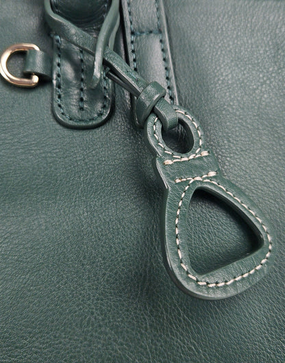 Victoria Leather Tote Bag - Bascora