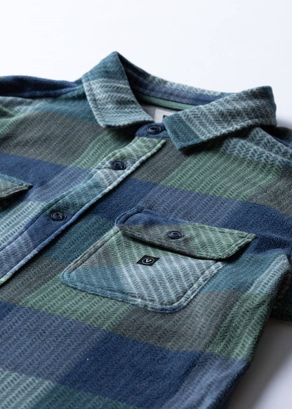 Vissla Eco-Zy Long Sleeve Polar Flannel - Bascora