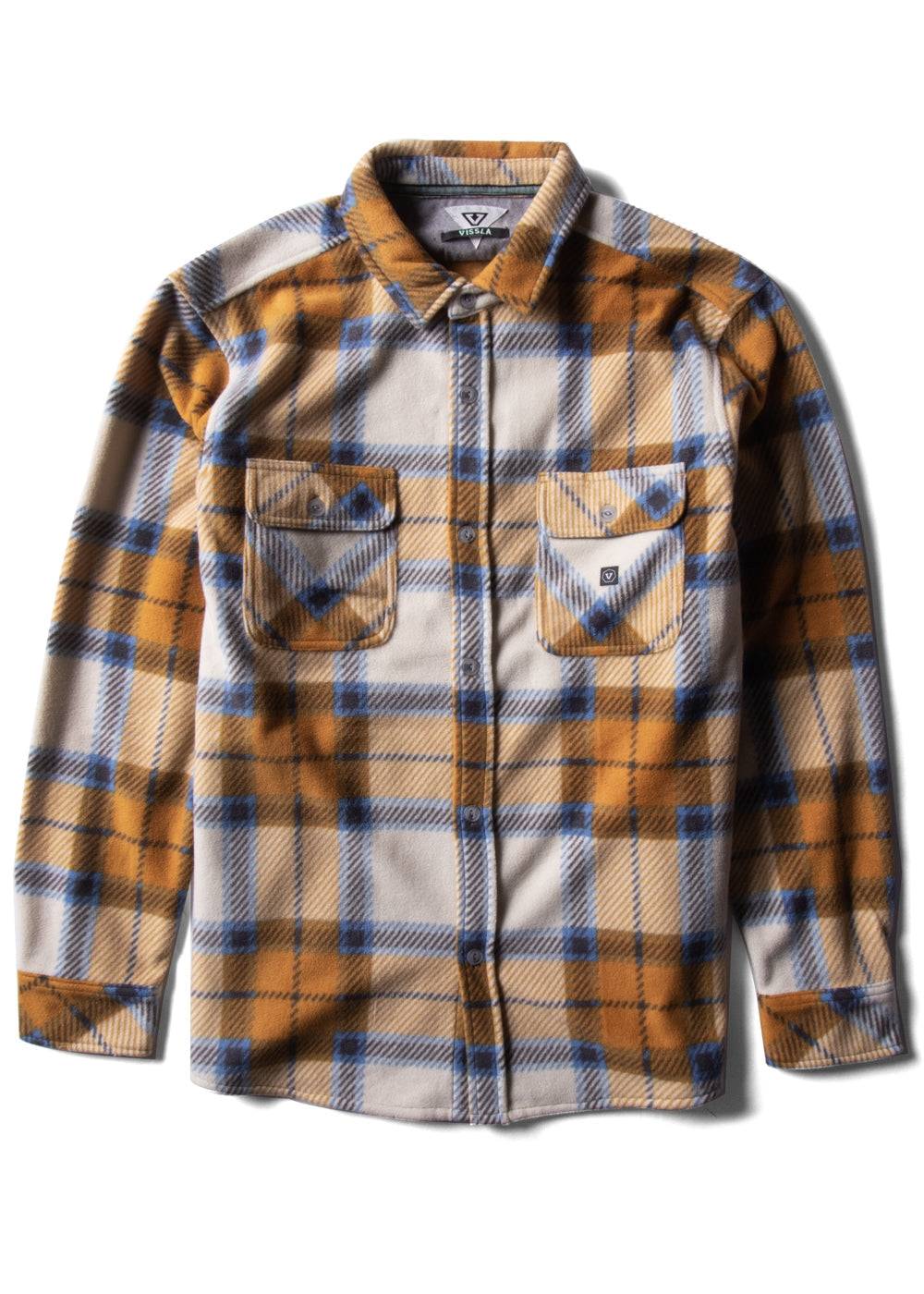 Vissla Eco-Zy Long Sleeve Polar Flannel - Bascora