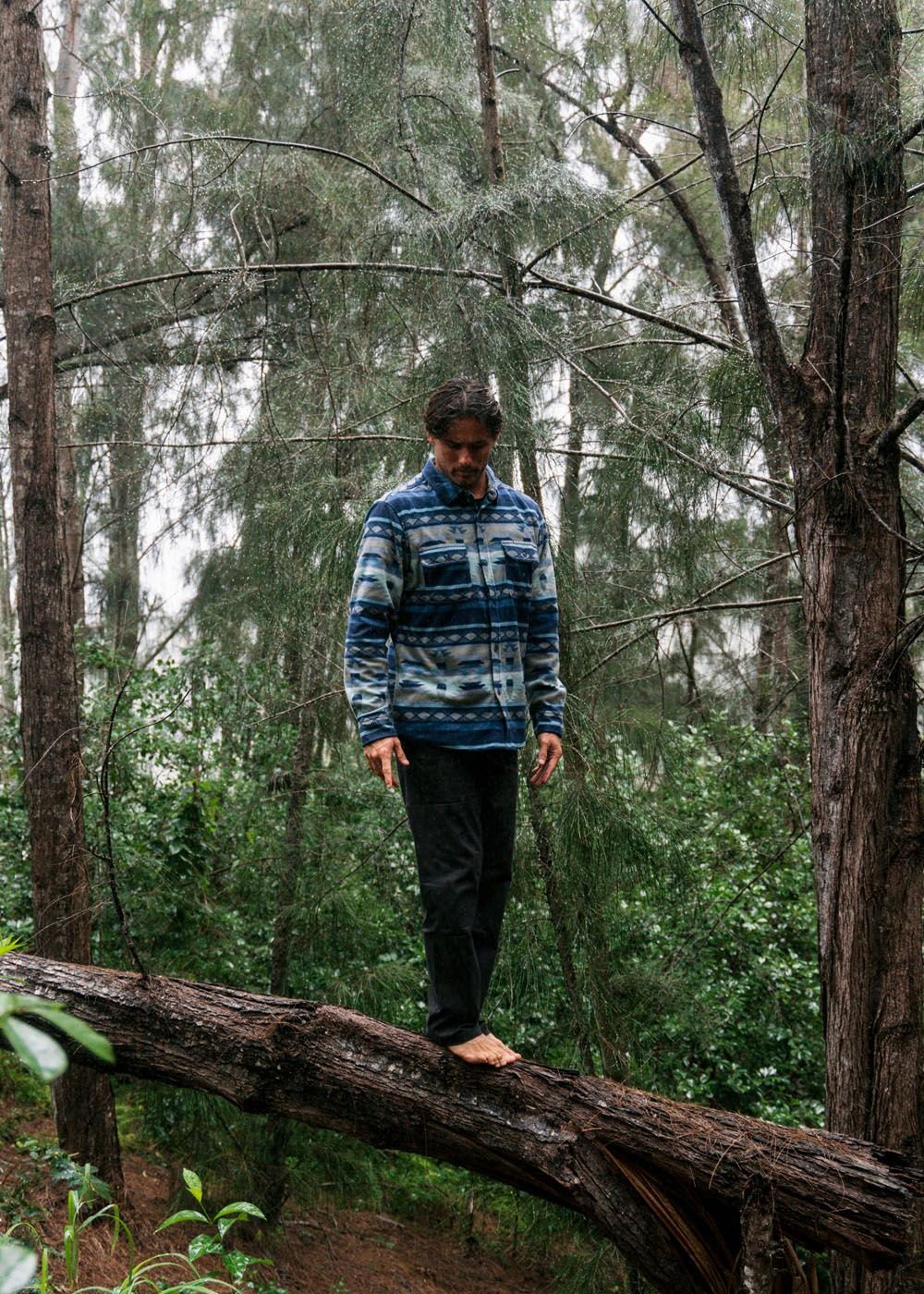 Vissla Eco-Zy Long Sleeve Polar Flannel - Bascora