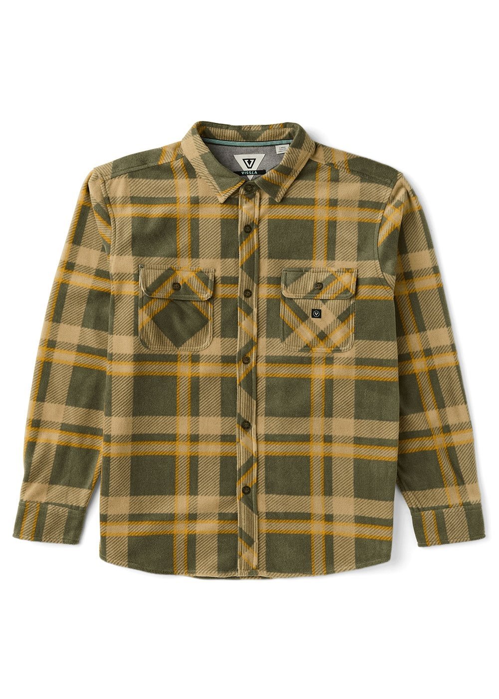 Vissla Eco-Zy Long Sleeve Polar Flannel - Bascora