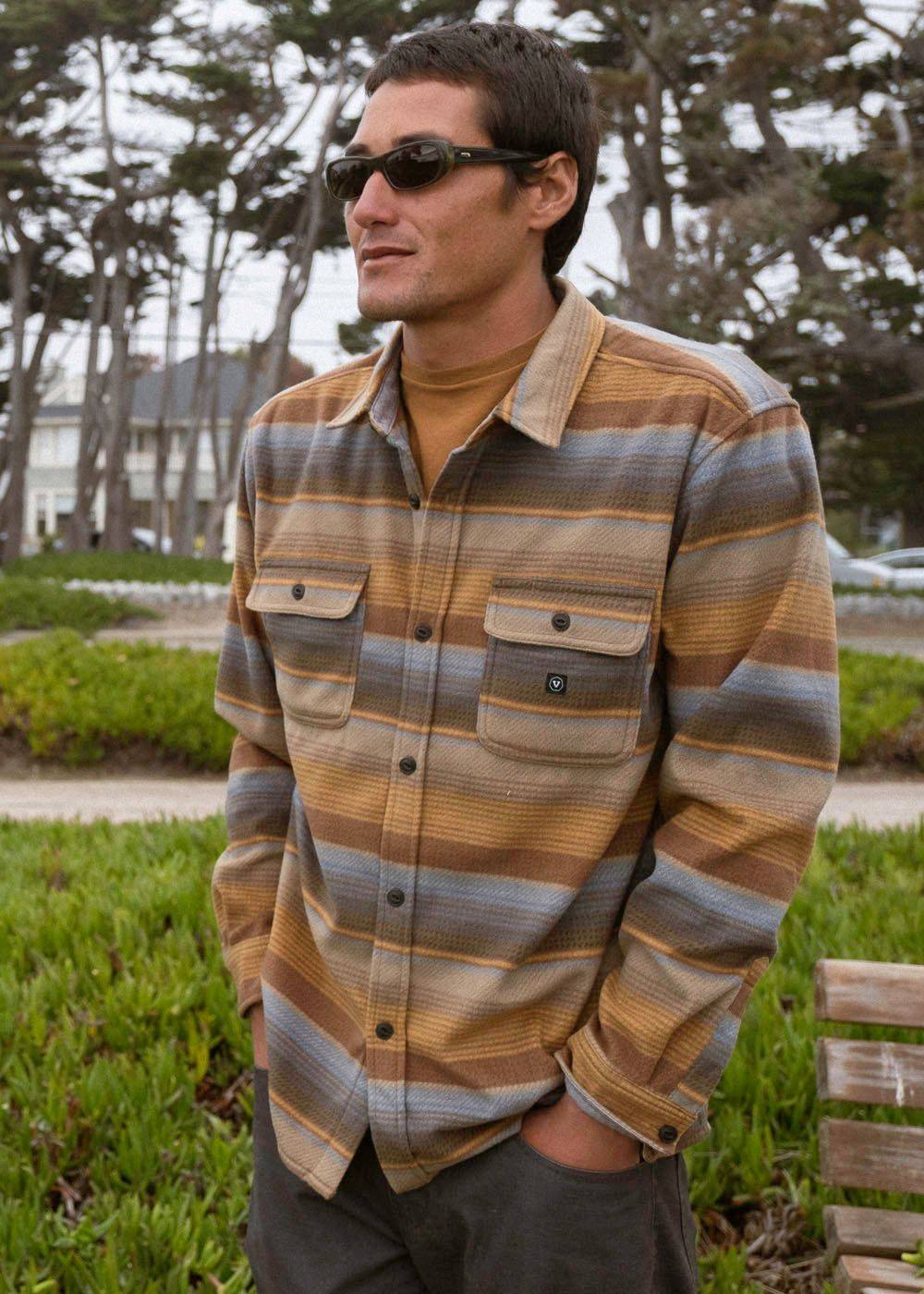 Vissla Eco-Zy Long Sleeve Polar Flannel - Bascora