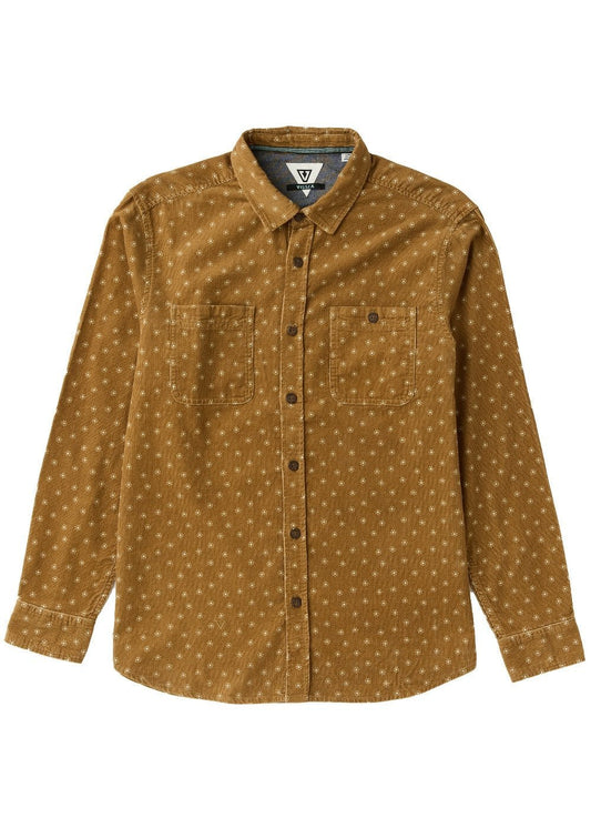 Vissla Rails Cord Printed Eco LS Shirt - Bascora