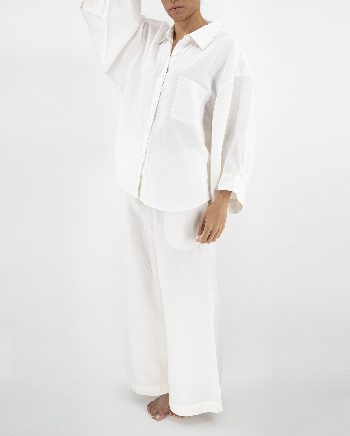 El conjunto de lino Vivian loungewear