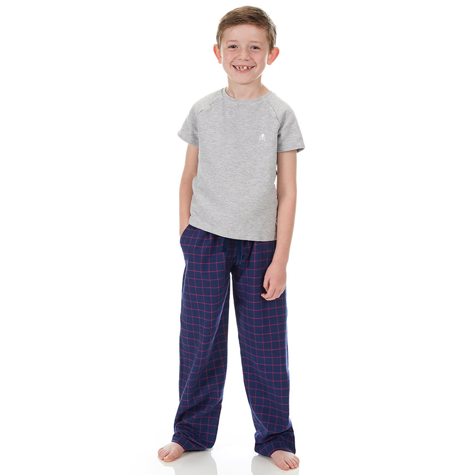 Loungers Children's GOTS Organic Cotton Atlantic Puffin Trousers
