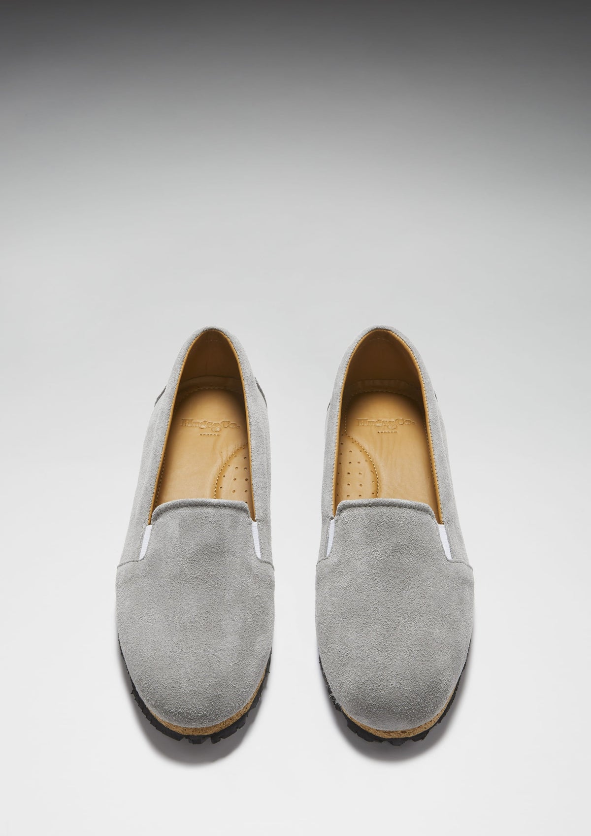 Hugs & Co. Women's Dove Grey Suede Continental Espadrilles