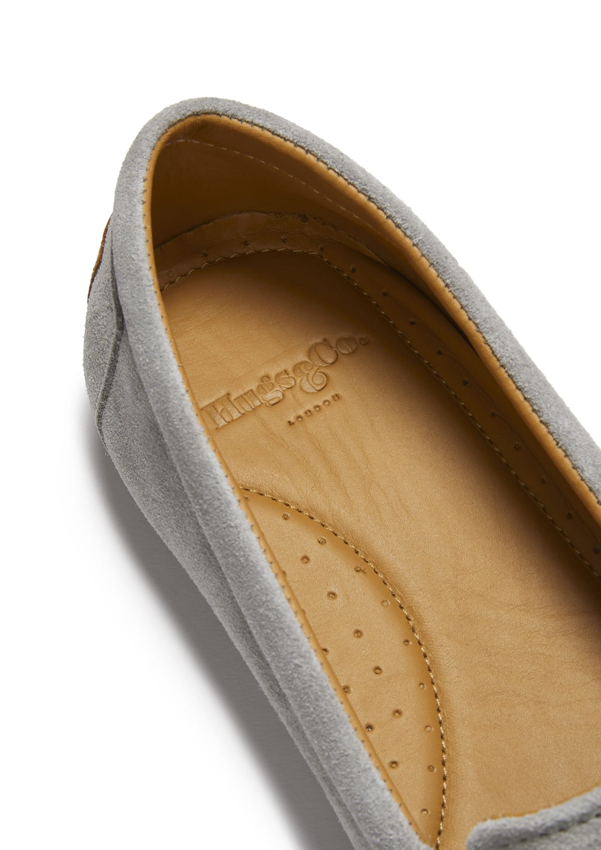 Hugs & Co. Women's Dove Grey Suede Continental Espadrilles