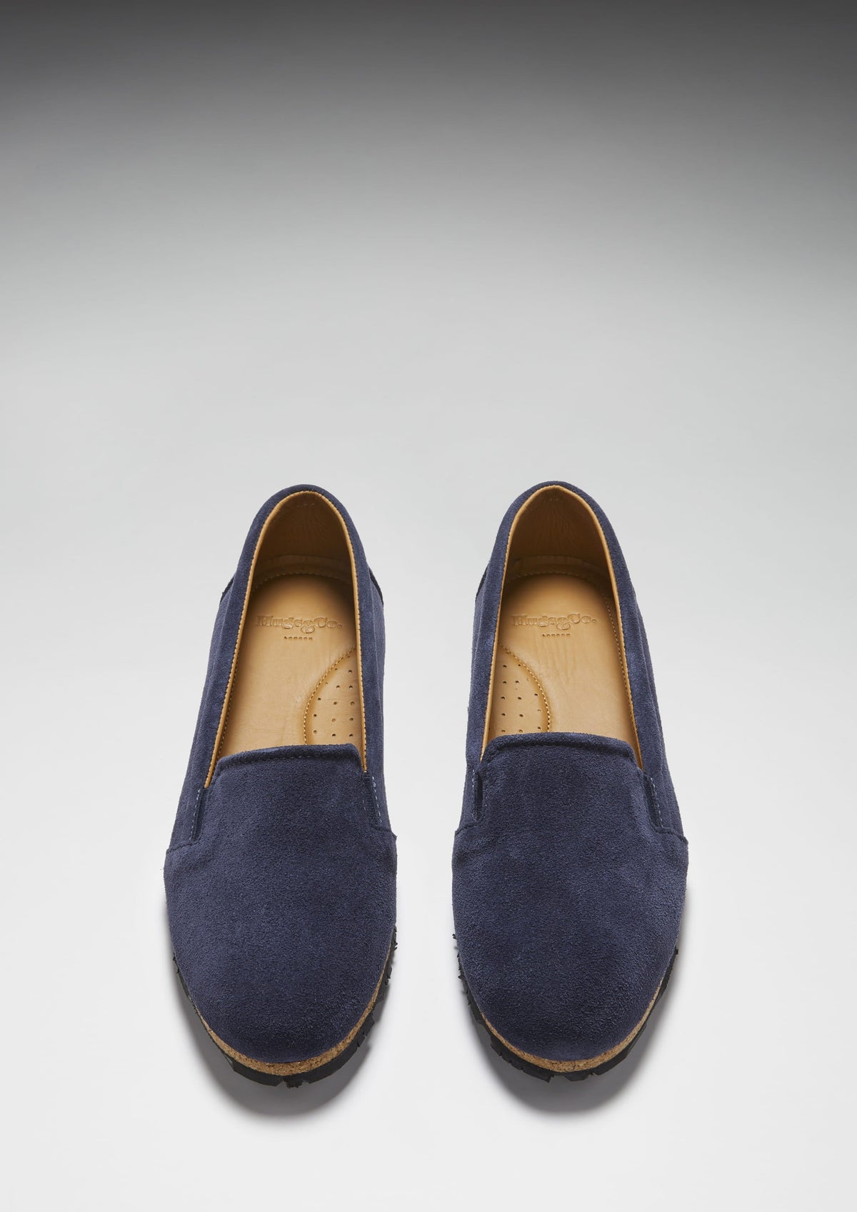 Hugs & Co. Women's Navy Blue Suede Continental Espadrilles