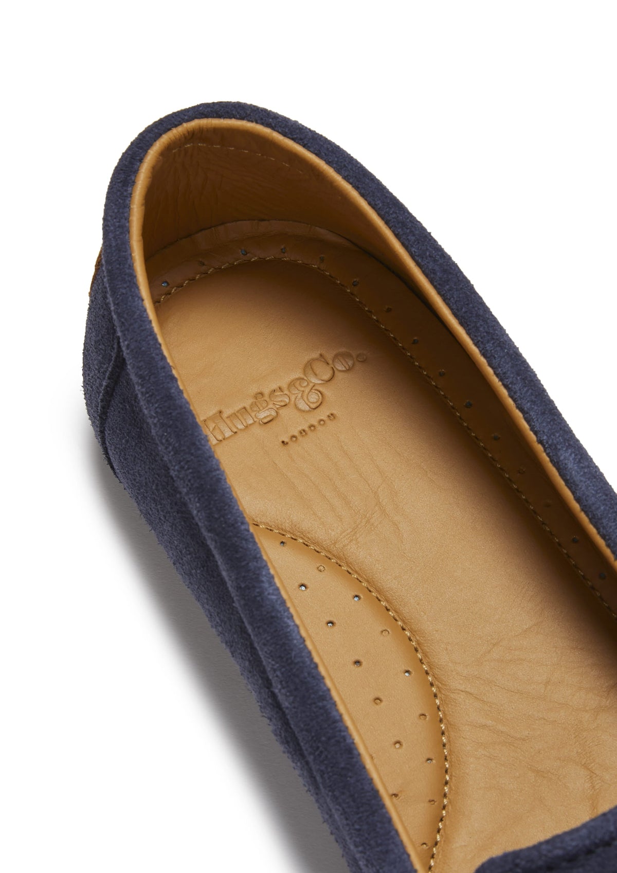 Hugs & Co. Women's Navy Blue Suede Continental Espadrilles